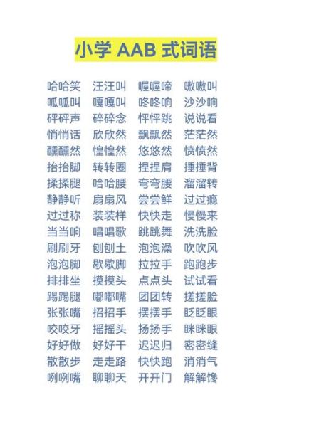 aa试声音词语有哪些_aa试声音怎么读