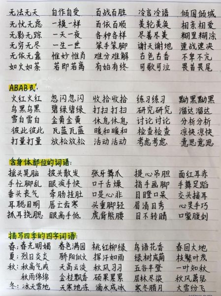茫然然ABB词语有哪些_茫然然ABB词语怎么用