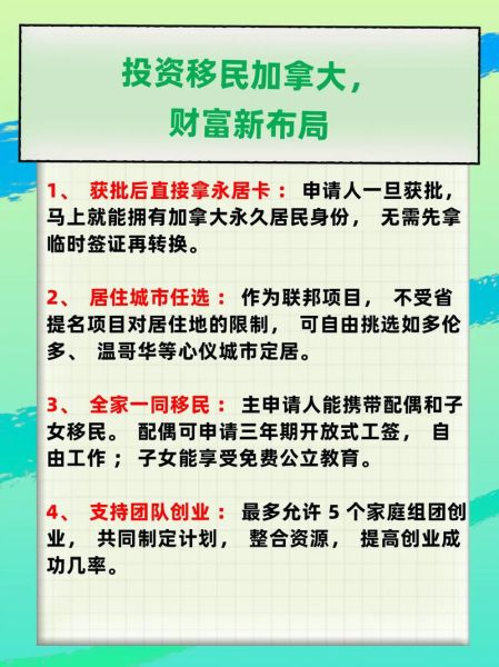投资移民加拿大条件_加拿大投资移民需要多少钱