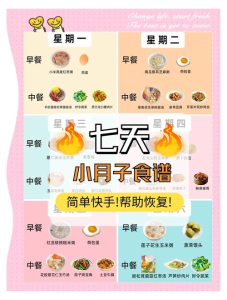 小产后吃什么恢复快_小月子食谱做法大全