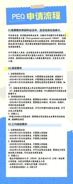 peq经验类移民条件_申请流程详解