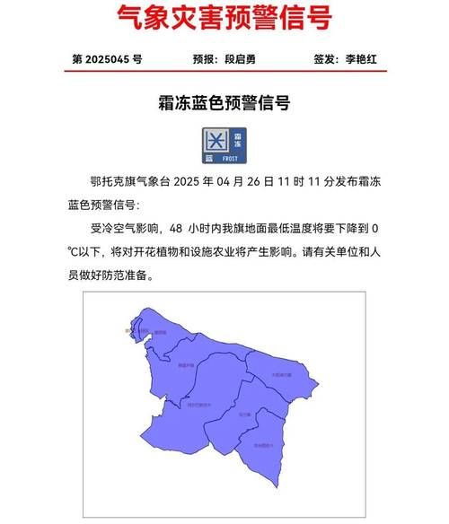 霜冻和冰冻的区别_霜冻预警怎么看