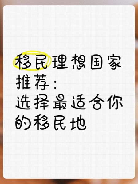 可移民国家有哪些_如何挑选最适合的移民目的地