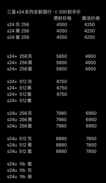 三星手机官网价格表在哪看_三星手机最新款是哪一款