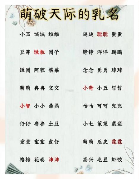 奶气词语有哪些_奶气词语怎么用