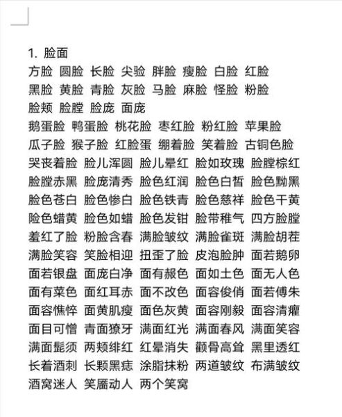 描写面部表情的词语有哪些_如何准确使用
