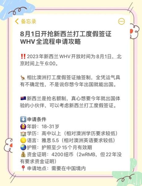 新西兰工作签证多久能下来_新西兰工作签证申请流程