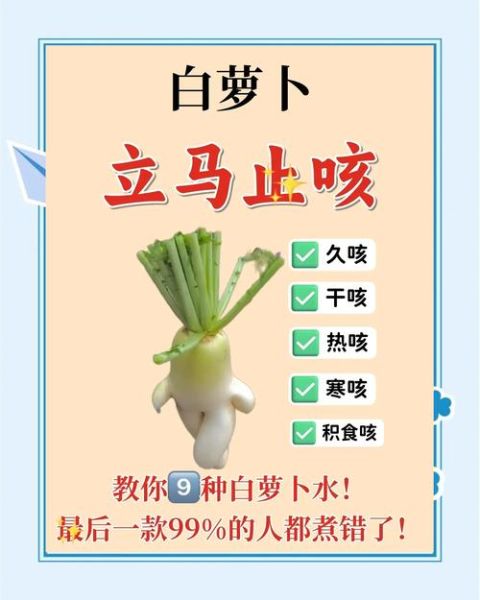 白萝卜止咳化痰的做法_白萝卜怎么煮水治咳嗽