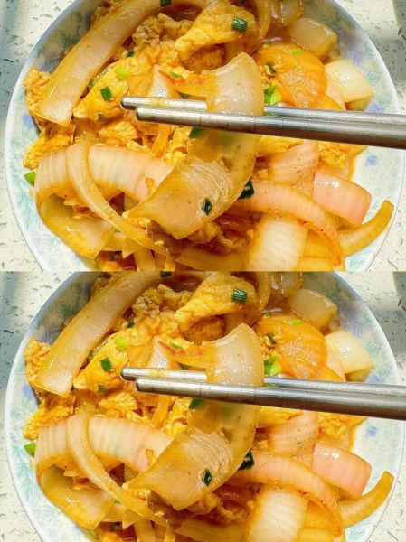 洋葱怎么炒好吃_洋葱炒蛋的家常做法