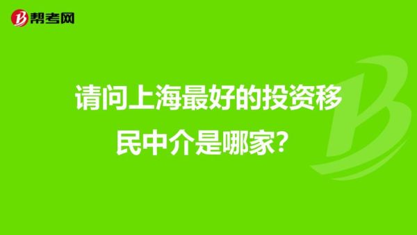 上海移民咨询公司哪家好_移民流程怎么走