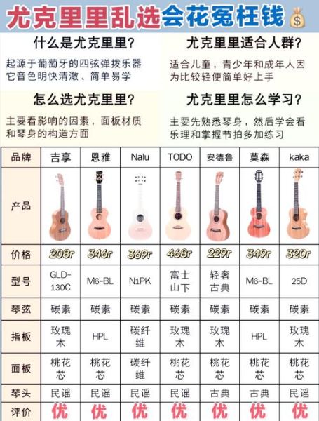 尤克里里和吉他哪个好学_初学者选哪个乐器