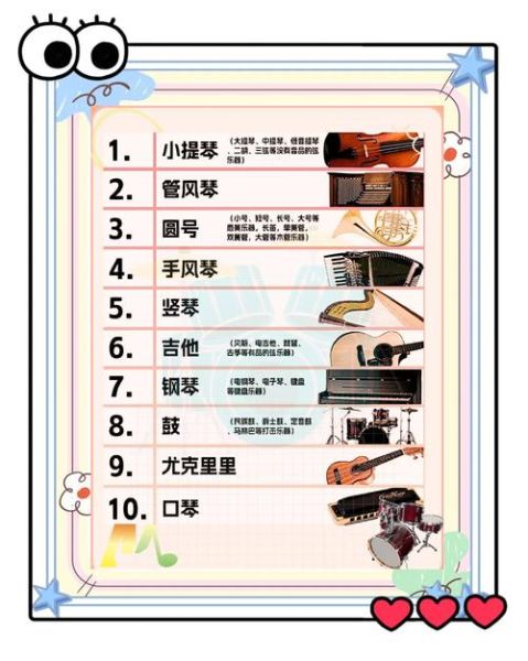 乐器名称大全_初学者怎么选