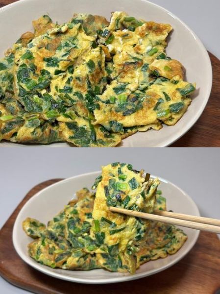 韭菜煎蛋怎么做_韭菜煎蛋先炒韭菜还是先倒蛋液