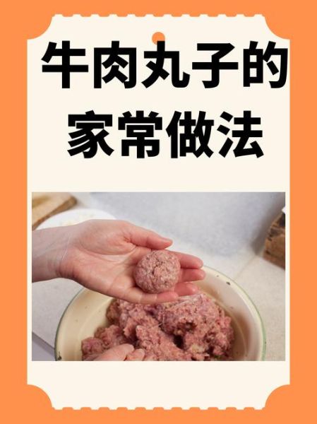 牛肉丸子家常做法_怎么做才弹牙不柴