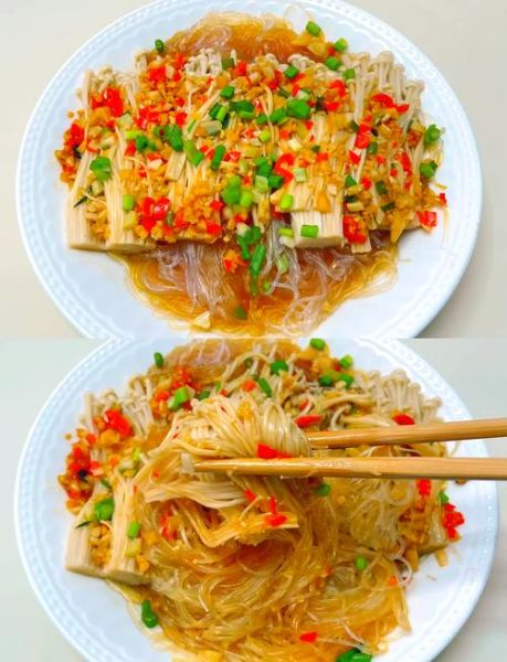 蒜蓉粉丝金针菇怎么做_蒜蓉粉丝金针菇蒸多久