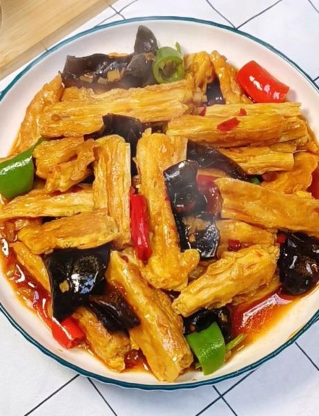 炒腐竹的家常做法_腐竹怎么泡发才软