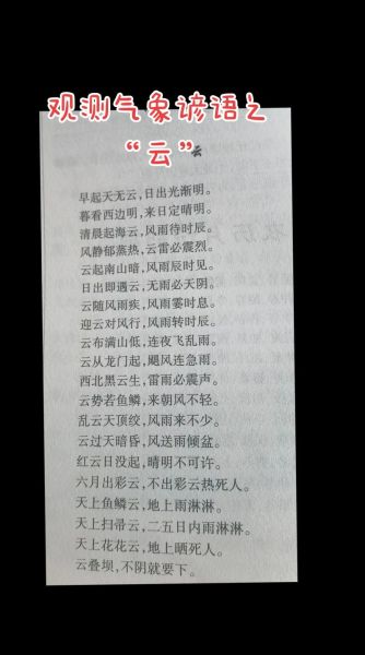 白云气象词语有哪些_白云气象词语怎么用