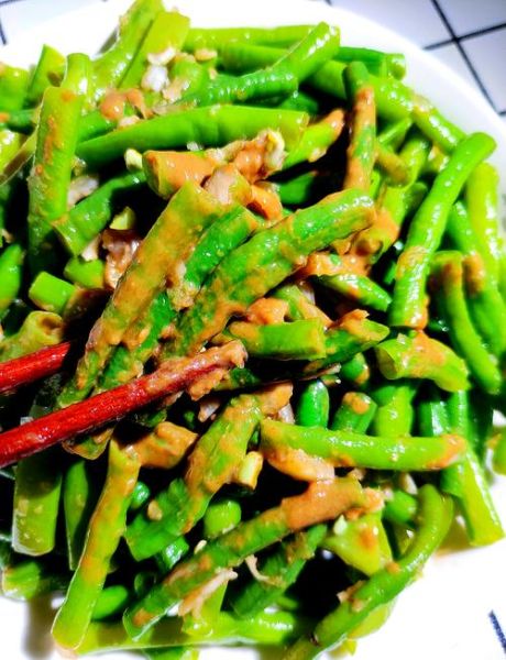 麻汁豆角怎么做_麻汁豆角酱汁比例