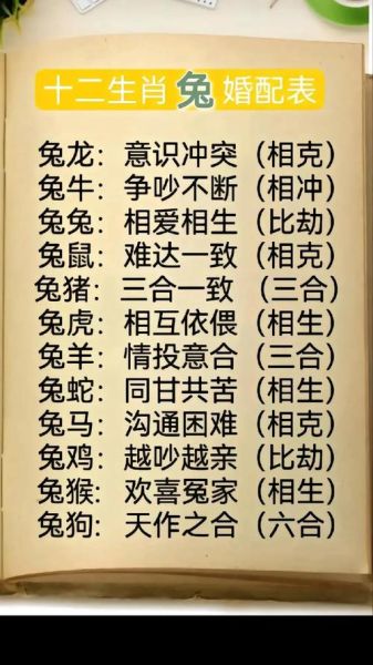 属兔的人与什么属相相克_生肖兔相冲属相有哪些