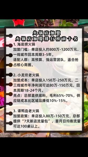 财运火锅加盟费多少_财运火锅加盟条件