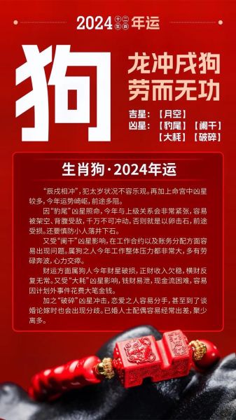 属狗人2024年运势如何_属狗人一生财运好吗