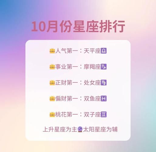 10月星座运势_十月十二星座运势如何
