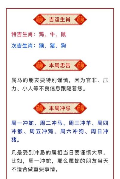 5.1-5.7生肖运势_本周财运如何