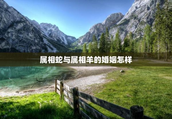 蛇和羊的属相合吗_属蛇属羊婚姻配对分析