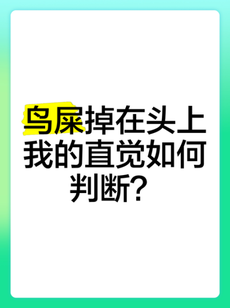 鸟屎掉头上是吉是凶_鸟屎砸额头运势解析