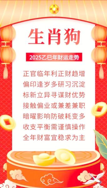 属狗今年多大_属狗2025年运势如何