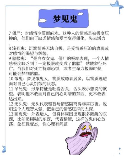 梦到鬼是什么意思_梦见鬼怎么办