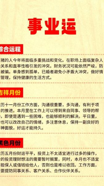2016年属猪运势详解_属猪人全年财运如何