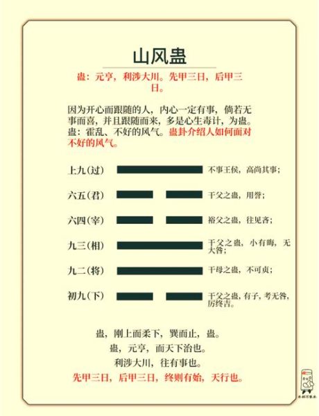 山风蛊卦如何招财_山风蛊求财运方法