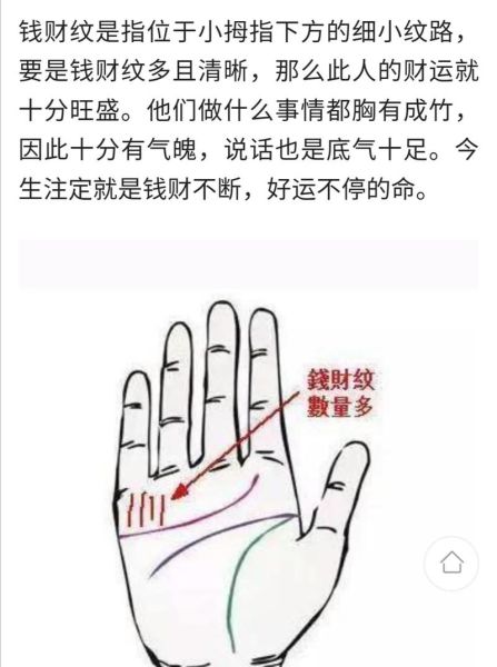 财运线粗代表什么_财运线粗就一定有钱吗
