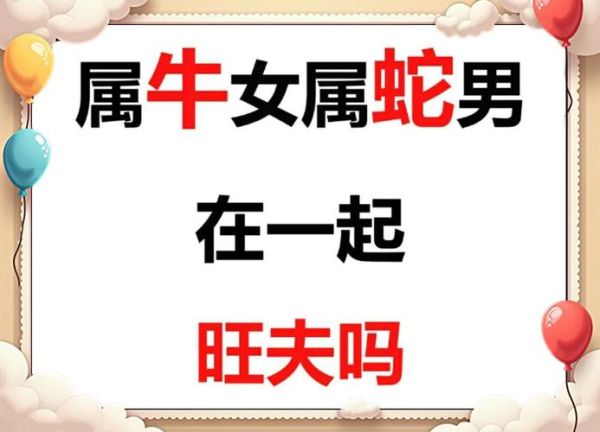 蛇和牛在一起财运旺吗_属蛇属牛合财吗