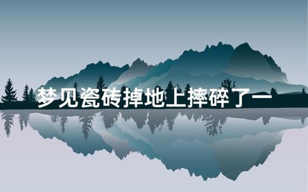梦到贴瓷砖是什么意思_梦见贴瓷砖好不好