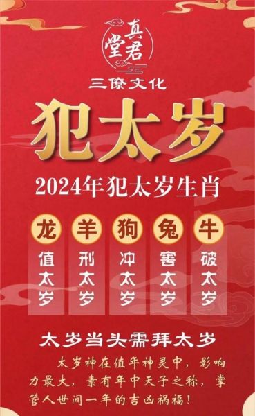 2024年犯太岁的属相有哪些_如何化解灾难