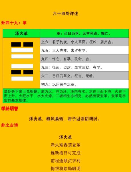 革卦财运如何_革卦对投资的影响