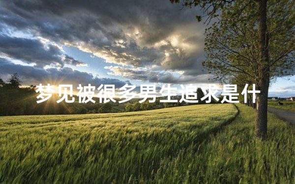 梦到男生追求自己_是什么意思