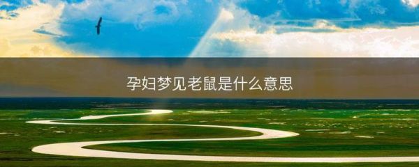 孕妇梦到抓老鼠_是什么意思