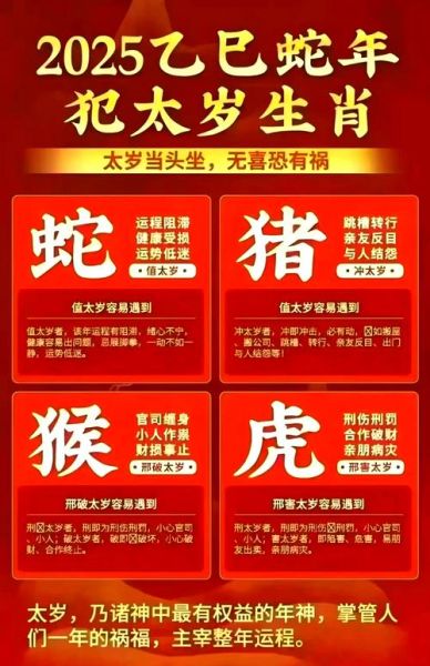 什么属相犯太岁_2025年犯太岁如何化解