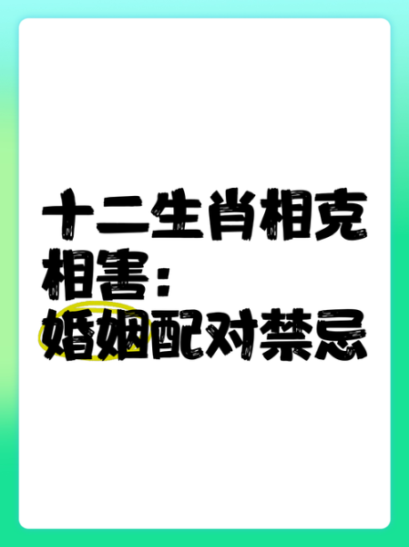 属相相克会影响婚姻吗_如何化解生肖冲突