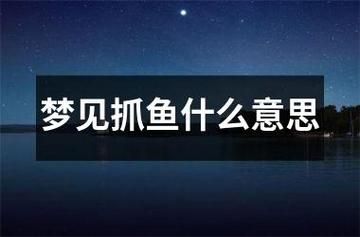 梦见捉鱼是什么意思_梦到捉鱼预示着什么
