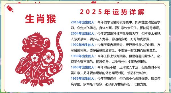 属猴人一生运势如何_属猴人2025年运势详解