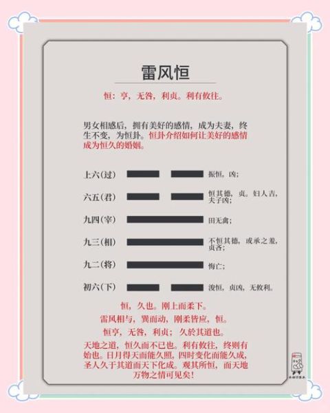恒卦详解财运_恒卦对投资有什么启示