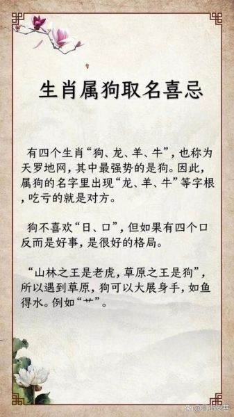 属狗男孩起名大全_属狗男孩名字怎么取