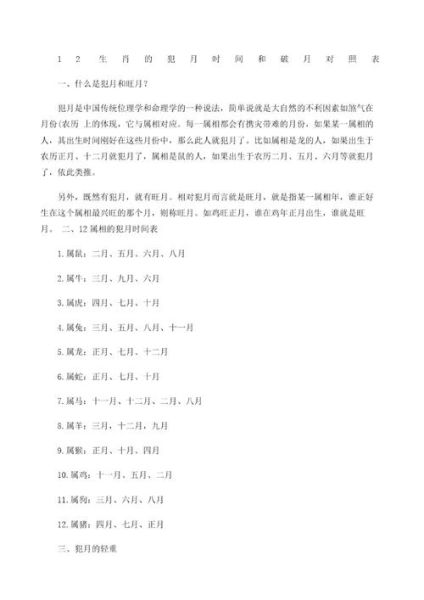 属相犯月是什么意思_如何破解属相犯月