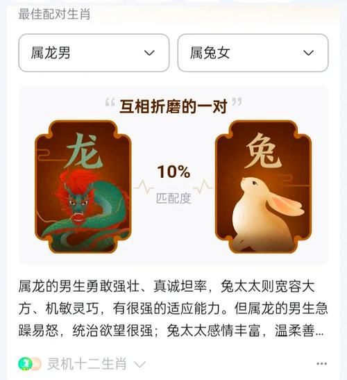 女兔配龙婚姻如何_属兔女与属龙男合不合