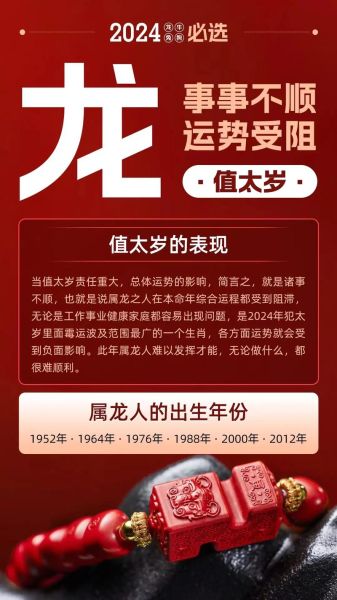 2024年属龙人运势如何_属龙本命年要注意什么