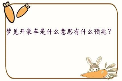梦到开货车是什么意思_梦见自己开大货车好不好